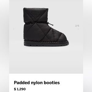 Prada padded Nylon booties